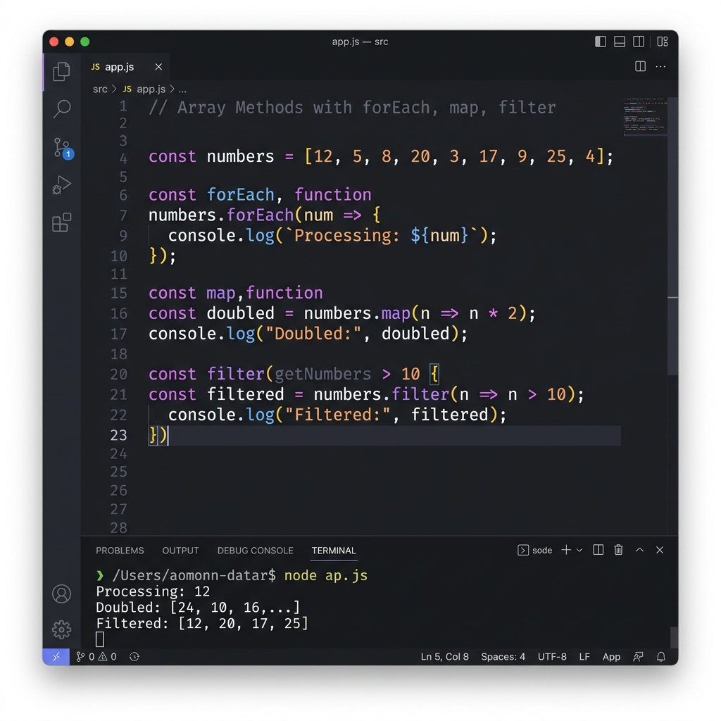 JavaScript Code Project Screenshot